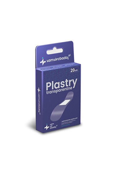 NO BRAND Sam Się Zbadaj Plasturi Transparenți 20 Bucăți