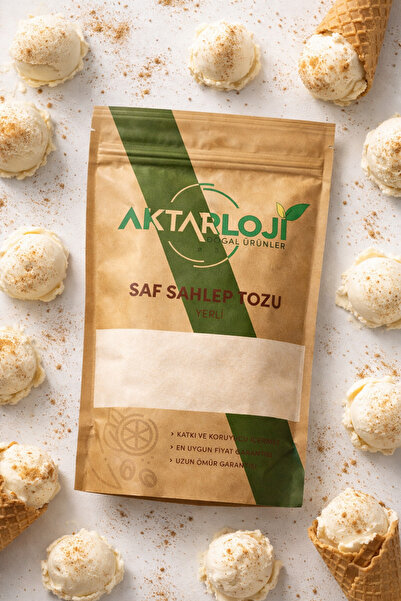 aktarloji 10 Gr Toz Salep / Sahlep Bucak 1. Kalite %100 Doğal