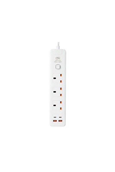 Ch Electrical Multiprise 2500W 3 Prises + USB B4Pd