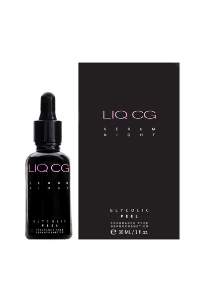 LiqPharm LIQ CG Serum Night 7% Glycolic PEEL – Ser de noapte netezitor cu aci...