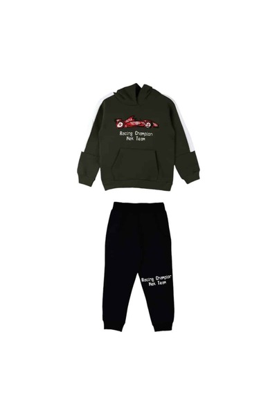 NEK KIDS WEAR 141924 Παιδικό σετ φόρμας για αγόρι, λαδί, 2 τεμαχίων, για 1-6 ...