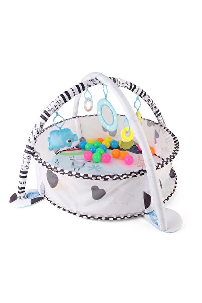 Milly Mally TinyMini JL626-2D Saltea de joacă educativă 2-în-1 cu piscină cu ...