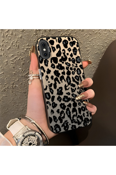 ARTISHELL iPhone XS Max Uyumlu Hafif lüks leopar desenli, şık ve dayanıklı te...