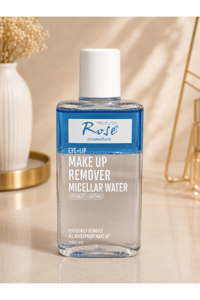 Rose Cosmetics Eye + Lip Make Up Remover Micellar Water 180 ml