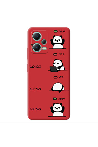 Other Xiaomi Redmi Note 12 Pro 5G My situation at work Red Colored Silicone T...