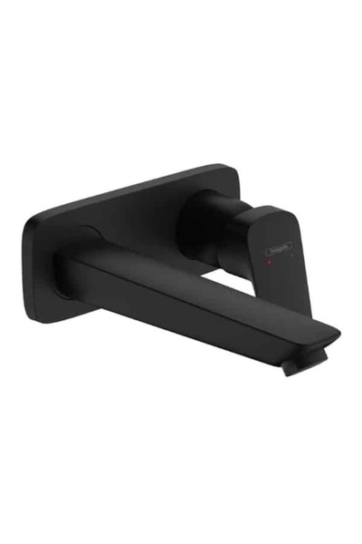 Hansgrohe Baterie de lavoar încastrată Logis negru mat cu ventil de scurgere ...