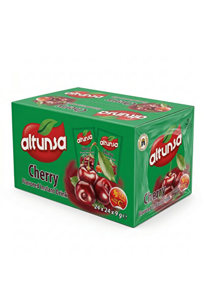 Altunsa Vişne Aromalı Soğuk Toz İçecek 9 G x 24 Adet 1 KOLİ