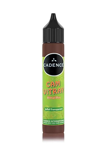 Cadence 15 Kahverengi Vitray Kalem Boya 25ML