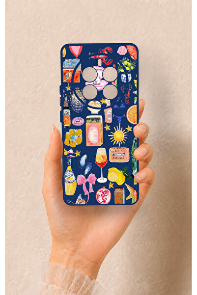 Vip Case Realme 12 Pro Uyumlu Summer Desenli Silikon Kılıf