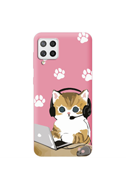 Other Samsung A42 5G Call Center Pink Colored Silicone TPU Θήκη