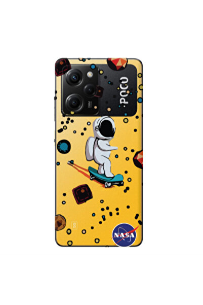 Other Xiaomi Poco X5 Pro Astronaut with skateboard Transparent Silicone TPU Θήκη