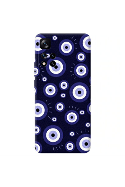 Other Xiaomi Redmi Note 11 Pro 5G Purple evil eye bead Transparent Silicone T...