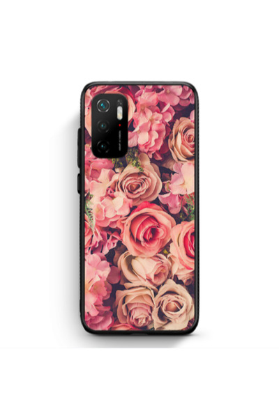 Other Xiaomi Poco M3 Pro Bud Roses Black Glossy Θήκη