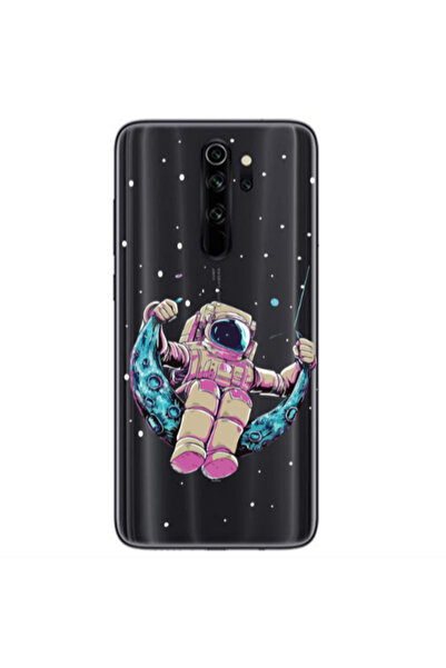 Other Xiaomi Redmi Note 8 Pro Astronaut swinging on the moon Transparent Sili...