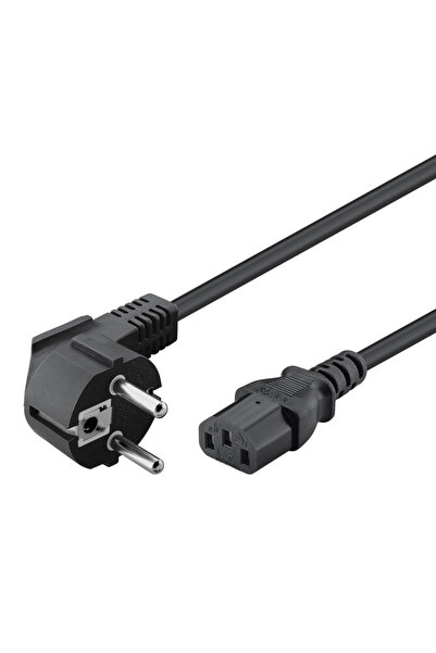 POWERTECH Καλώδιο τροφοδοσίας 3x 1mm² CAB-P014, μαύρο, 1.5m