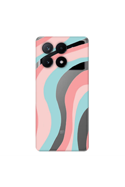 Other Xiaomi Poco X6Pro 5G Colored lines Transparent Silicone TPU Θήκη