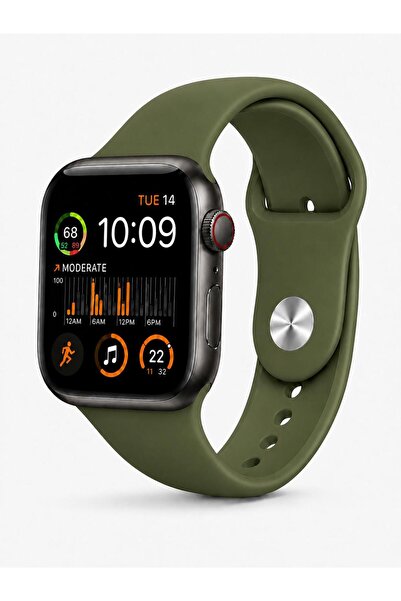 Miyole Apple Watch Uyumlu 4 5 6 7 8 9 10 Se 42 44 45 49 Mm Uyumlu Kordon Silikon