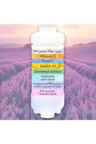 AMROAH Universal Lavender Aroma Vitamin C Shower Filter for Shower Head & Spa...