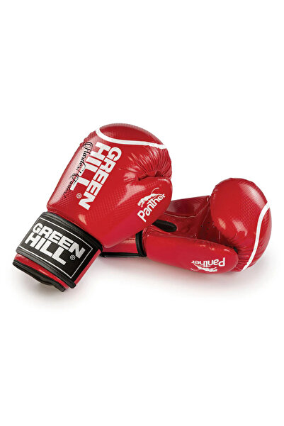 Green Hill Boxing Gloves with Panther Circle Pattern