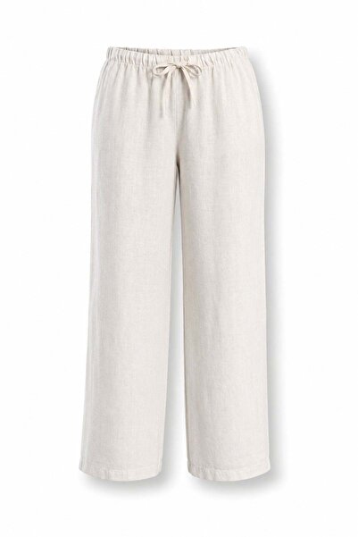 5in1Canpolat Naturel Keten Pantolon 031687