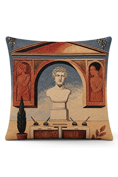 Melih AKSU Goblen Kırlent Pillow Case 43X43 cm Decorative Pillow Case (Withou...