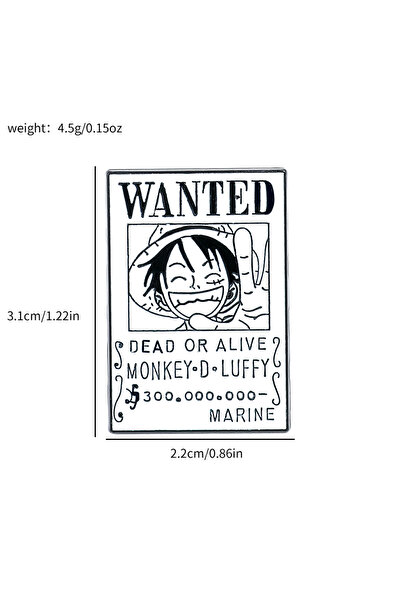 Choice5 Bandai XZ3138 Popular Anime Brooches Luffy Zoro Ace Sunny Go Backpack...