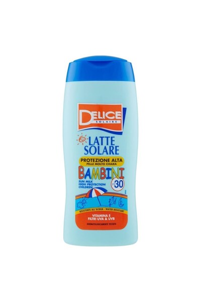 DELİCE Lotiune cu Protectie Solara pentru Copii, Delice, SPF 30, cu Vitamina ...