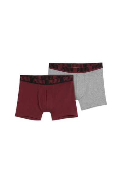 Puma Kısa Kesim Erkek Boxer (2'li Paket)