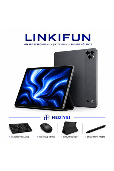linkifun 10.1" HD IPS Android Tablet 4GB/32GB | 8000mAh Batarya | SIM Kart De...