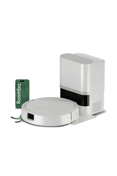 iRobot Roomba 115 Combo Aspirator robot și mop cu stație de golire automată, Alb