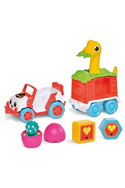 OEM Vehicul de salvare cu remorcă colorată, Dino, Jurassic World, Tomy