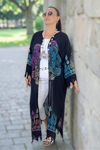yagmurberen Sarong Pareo in Large Sizes, Compatible with Size 44-52, with Man...
