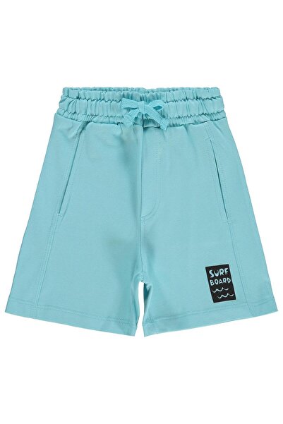 Civil Boys Basic Have Fun Printed Shorts for Ages 2-5 - Green