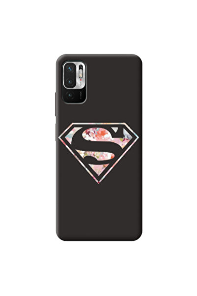 Other Xiaomi Redmi Note 10 Pro 5G Superman logo Black Colored Silicone TPU Θήκη