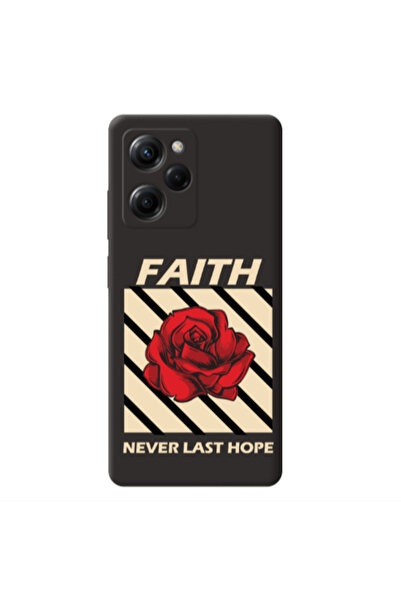 Other Xiaomi Poco X5 Pro Faith Never Last Hope Black Colored Silicone TPU Θήκη