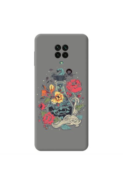 Other Xiaomi Redmi Note 9 Pro Magic vase Grey Colored Silicone TPU Θήκη