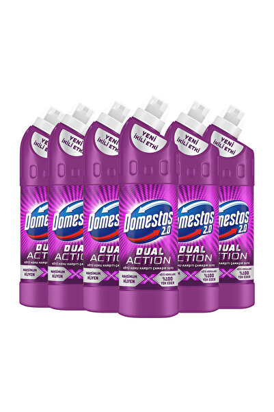 Domestos Dual Action Kötü Koku Karşıtı Çamaşır Suyu 750 ml x6