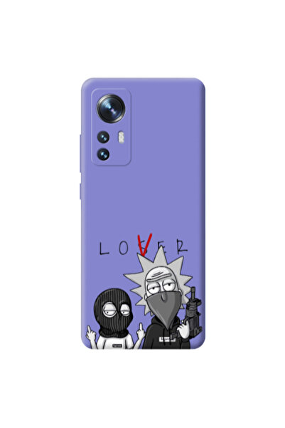 Other Xiaomi Mi 12 Rick Loser Purple Colored Silicone TPU Θήκη