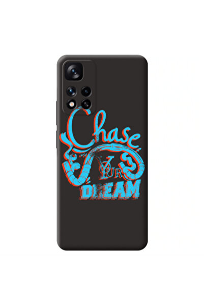 Other Xiaomi Redmi Note 11 Pro 5G Chase Your Dream Black Colored Silicone TPU...