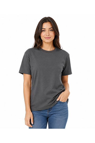 onymino Unisex Basic T-Shirt Set 100% Cotton Single Jersey Combed Cotton Ribb...