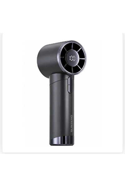 DIGERUI Şarjlı El Fanı Dijital LCD Göstergeli Taşınabilir Turbo Jet Tasarım M...