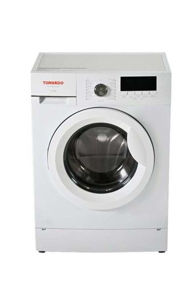 Tornado Front Load Washing Machine 6kg, 1200 RPM, Digital Display, Drum Clean...