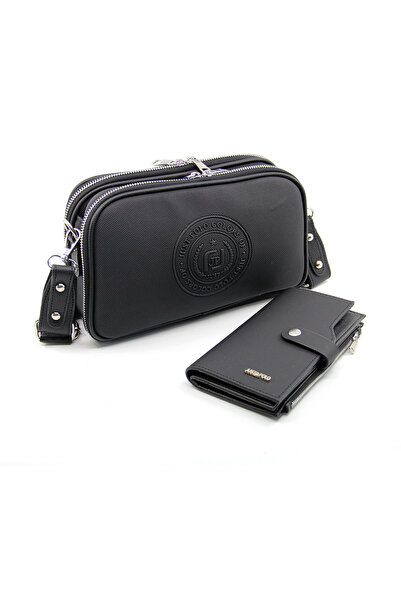 Just Polo Montero Women's Shoulder Bag Double Zipper Multi-Compartment Wallet...