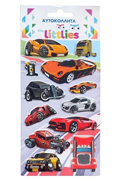 Diakakis Αυτοκόλλητα Οχημάτων The Littlies 10x22 εκ. (000646996)