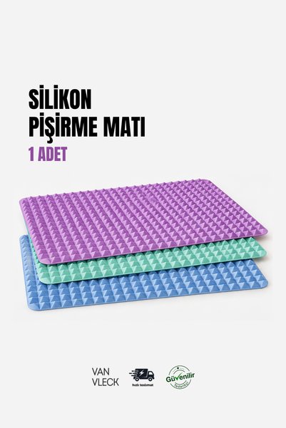 VAN VLECK Covoraș de gătit din silicon – Covoraș de cuptor antiaderent și rez...