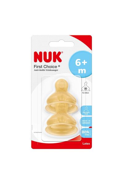 Nuk Πρώτη Επιλογή 2 Θηλές Λάτεξ 6-18 μηνών (10713242)