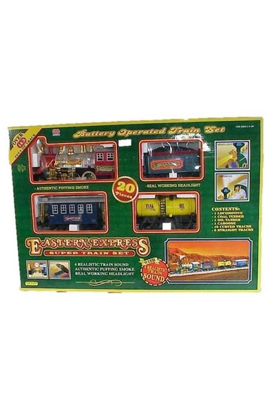 Blue Toys Σιδηροδρομικό Σετ με Ήχους Τρένου και Φως - Ανατολικό Εξπρές (MK031...