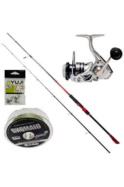 Remixon Prestige Red 210 CM 4-32 GR Karbon Kamış - Metalim 2000S 5+1 BB Makin...