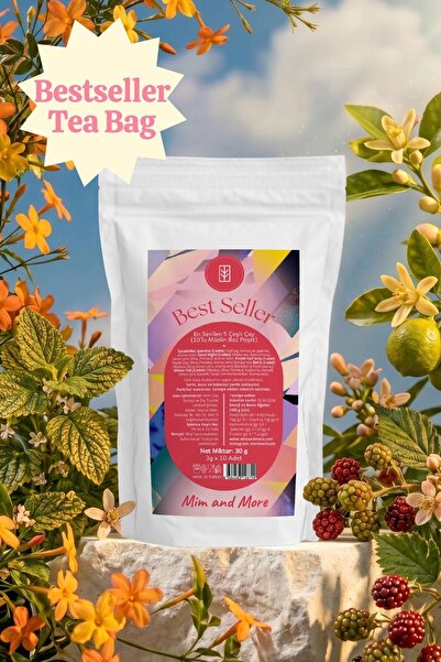 Mim and More Bestseller Muslin Cloth 10-Piece Tea Bag Pack
