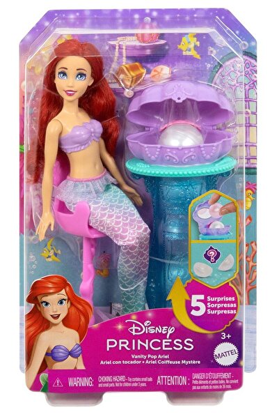 mattel Πριγκίπισσα της Disney - Αρέιλ με Έκπληξη στο Κοχύλι (JBF86)